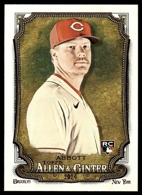 2024 Topps Allen & Ginter Andrew Abbott Rookie Cincinnati Reds #32