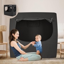 Blackout Pack N Play Crib Cover Baby Sleep Tent Baby Breathable Blocks Light 98