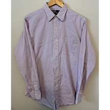 Polo Ralph Lauren Shirt Mens 16 34/35 Andrew Striped Button Up Dress Classic Fit