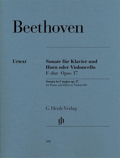 Sonata F major for Piano and Horn (or Violoncello) op. 17 piano and horn (cello)