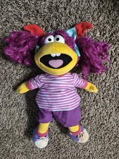 VTG EDEN Wimzie s House Plush Stuffed Doll 14 PBS Cinar 1999 Purple Hair