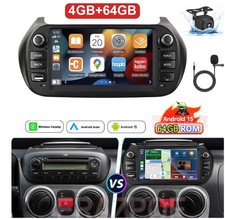 4+64GB Android 15 Autoradio Für Fiat Qubo/Fiorino Citroen Nemo Peugeot Bipper
