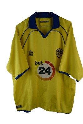 ADMIRAL Leeds United 2006/07 Away Fußball Trikot Größe XL Herren Game Kit Freizeit