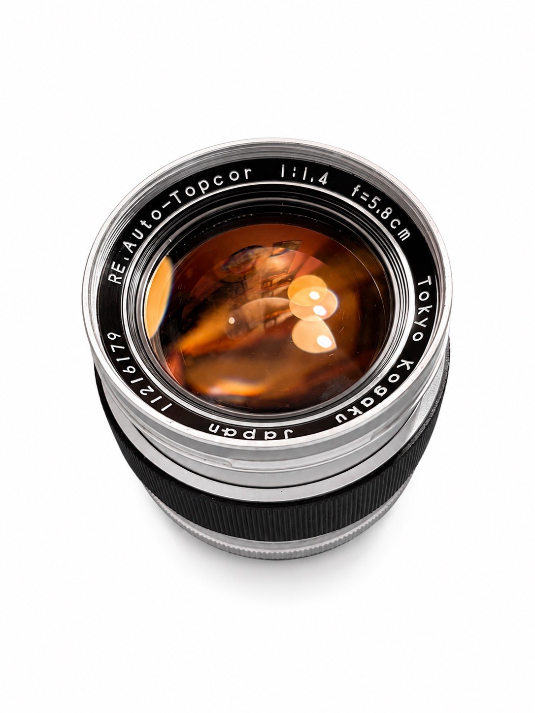 Topcon 58mm f1.4 Japan objectif vintage 70s à focale fixe monture reflex