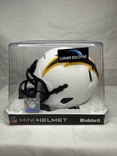 LA Chargers JC Jackson Signed Speed Mini Helmet Lunar Eclipse Alternate w/ COA