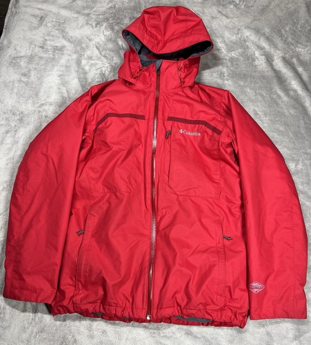 Columbia Bugaboo Interchange Omni-Heat Ski Jacket Men’s Large Red Waterproof - Picture 2 of 24