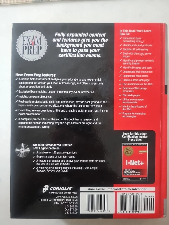 Exam Prep I-NET+ Exam IKO-001 - Image 4 of 4