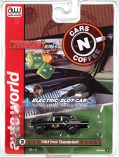 Auto World 1964 Ford Thunderbolt Black SC408 HO Slot Car Cars N Coffee