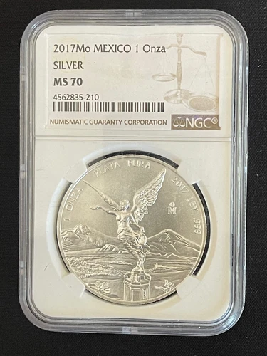 2017 - MO NGC MS70 MEXICO 1 ONZA SILVER LIBERTAD