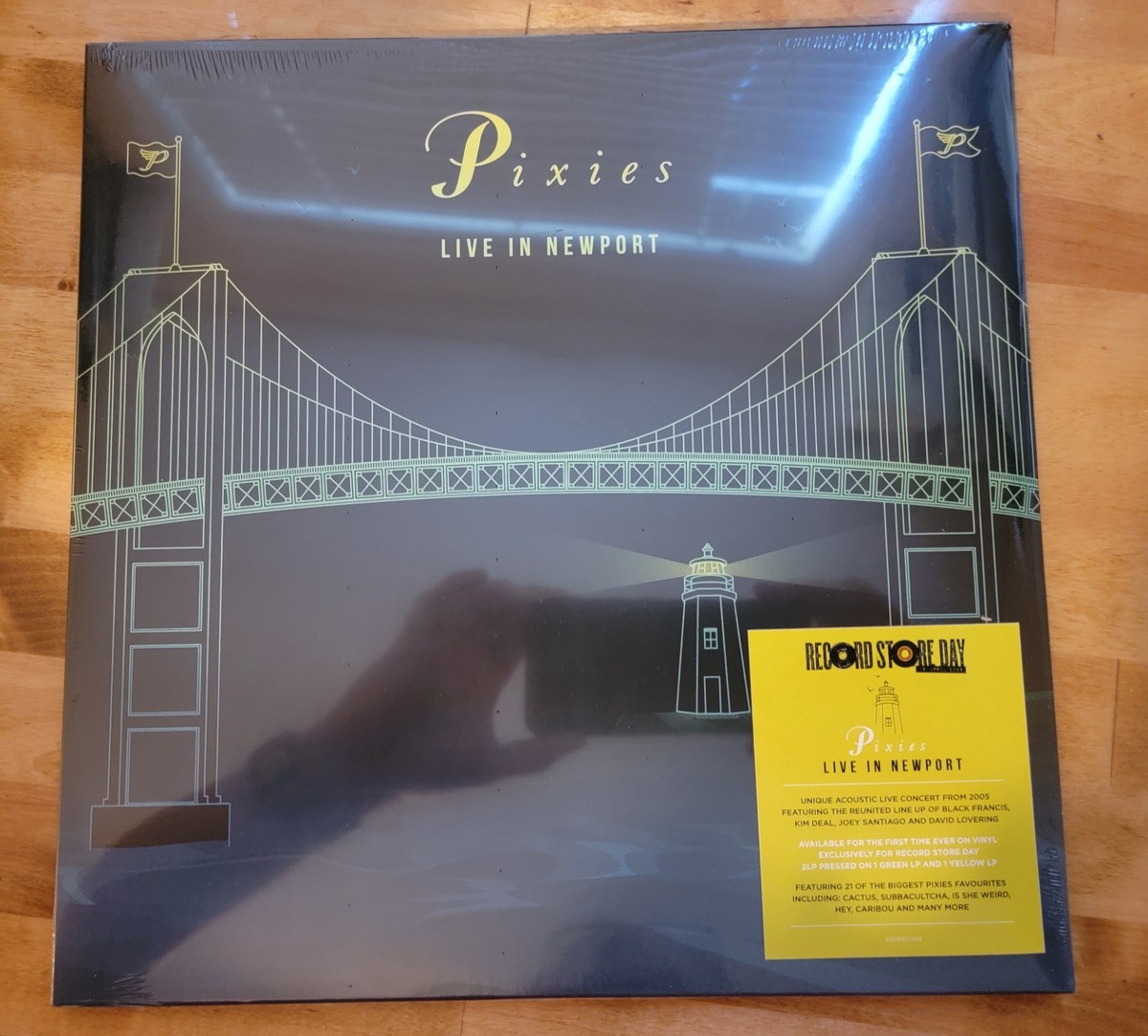 The Pixies Live in Newport New Sealed RSD 2026 Green & Yellow