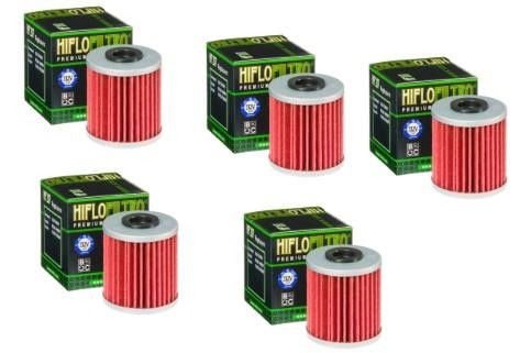 5X Hiflo HF207 ÖLfilter Oilfilter Passt An Suzuki Rmz 450 05-14 Kxf 250 Evo 300-image