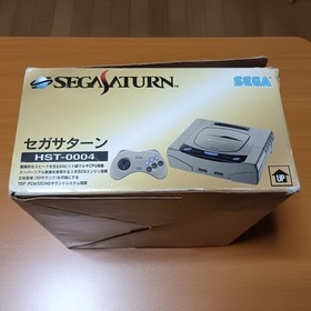 SEGA Saturn Console HST-0004 Tested w/ Games Bundle Used Ships from Japan