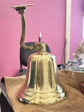 Nautical Ship's Boat Bell Solid Brass Marine Maritime Wall Décor GIFT 11 in