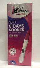 1First Response Pregnancy, Digital 6 Days Sooner. 2 Tests, Exp:01/2026