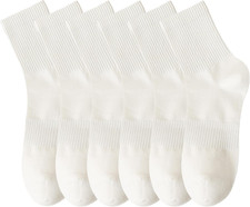Mens Athletic Cotton Quarter Crew Socks Moisture Wicking Odor Control Arch Suppo
