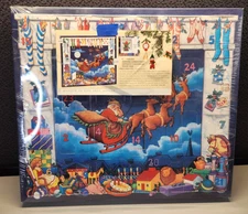 1995 Boston Fine Arts Mini Ornament Advent Calendar Sealed Night Before Xmas New