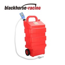16 Gallon Portable Fuel Caddy Tank Automatic Fuel Transfer Pump Gasoline Diesel