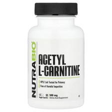 2 X NutraBio, Acetyl L-Carnitine, 500 mg, 90 ...