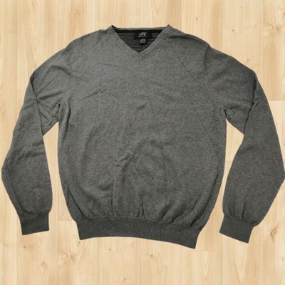 Foxcroft Grauer Pullover Baumwoll Kaschmir Mischung Damen Größe Groß 