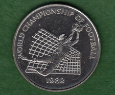 Jamaica 1982 One Dollar World Championship of Football 1982 (068926)