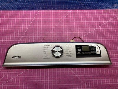 Maytag Washer Touchpad Control Panel (SEE ALL PICS) P# W11478526 W11130429