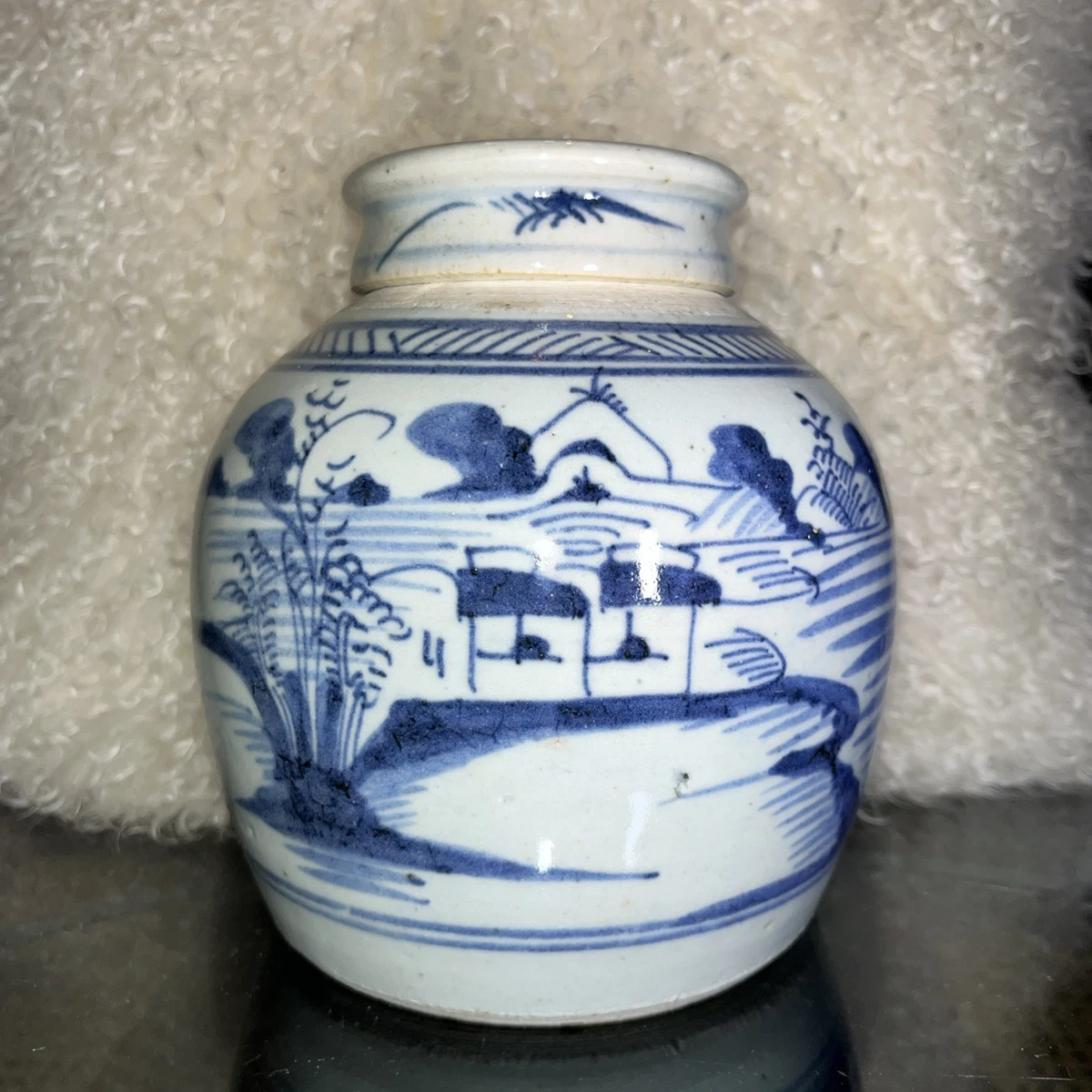 陶瓷蓝色1850-1899 中国古董花瓶| eBay