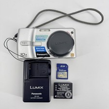 Panasonic Lumix DMC-TZ1 Digital Camera W/ Battery and Charger, 512MB SD Card