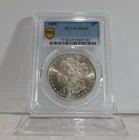 PCGS PRICE GUIDE- $240!  GOLD SHIELD! 1885-P MORGAN Silver Dollar, PCGS MS-65!