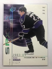 Dustin Brown 2001-02 SPX Card #R219 ROOKIE RC SP KINGS NICE /500
