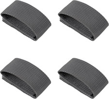 Duty Belt Keepers Hook  Loop Closure 1.5" Wide Utility Belt Loop Stays Nylon Ta