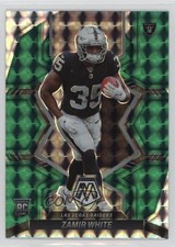 2022 Panini Mosaic Rookies Green Mosaic Prizm Zamir White #334 0u7