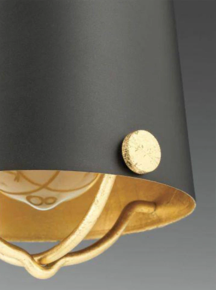 Colgante negro de 1 luz Progress Lighting Era Collection Foto 3 de 4