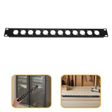 Hinged Rack Mount Panel for Secure Audio Devices - Audio Patch Panel - Wall