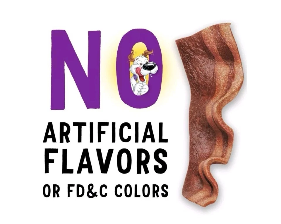 4 Pack PURINA BEGGIN STRIPS DOG PET SNACKS TREATS BACON FLAVOR 6 OZ Free Ship  - Image 4 of 4