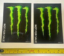 Set Of 2-Monster Energy Drink Claw Logo Decal 4 Sticker Free Shipping