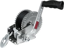 OPENROAD 2000lbs Heavy Duty Boat Trailer Winch with 26FT Strap,2-Way Ratchet,4:1