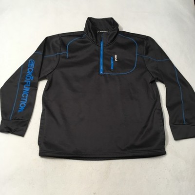 Ecko FUNCTION LARGE  1/4 Zip Pullover Windbreaker FLEECE LINED NAVY BLUE