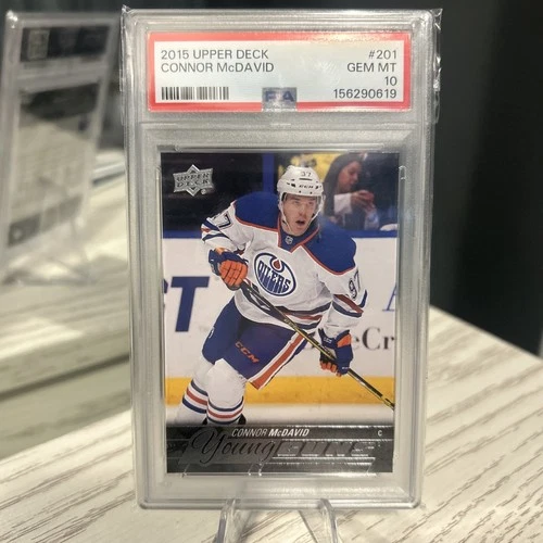 2015-16 Upper Deck Hockey Young Guns #201 Connor McDavid RC Rookie PSA 10