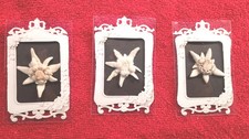 REAL Edelweiss Pressed Flower Picture Frame Bookmark Card 3"x2" Keepsake Gift