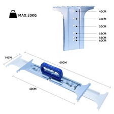 Fliesenheber Set Plattenheber Tragegriff 40-60cm Platten, 6-stufig verstellbar