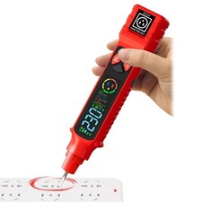 2-in-1 Voltage Tester 2-440V LCD Circuit Breaker Finder Kit  electrical Outl...