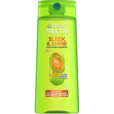 Garnier Fructis Sleek and Shine Shampoo for Frizzy and Dry Hair 22 fl oz