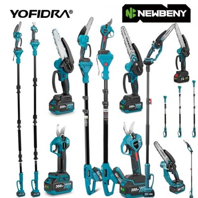YOFIDRA Akku Teleskopisch 6/8'' Akku Kettensäge Teleskop Astschere Gartenschere 