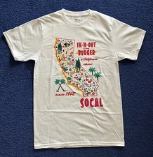 IN N OUT BURGER - 2022 SOCAL COMPANY PICNIC Small T-SHIRT NEW CALIFORINA SCARCE