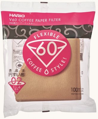*Bulk Discount* HARIO V60 Coffee Paper Filter for 1-4cups VCF-02-100M 100 sheets