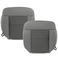 For 04-06 Ford F150 Both Driver & Passenger Bottom Cloth Seat Cover Flint Gray