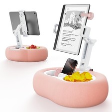 Tablet Kindle Pillow Stand Holder with 2 Trays Fit 4''-13'' Phone/T... Fast Ship