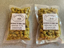 MOSAIC® HBC 369 Hop Pellets 2oz (Two 1-oz Packs) for Home Brew-Alpha Acid: 11.1%