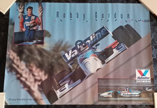 Robby Gordon - RARE Vintage Valvoline Indy Racing Car Poster - Indianapolis 500