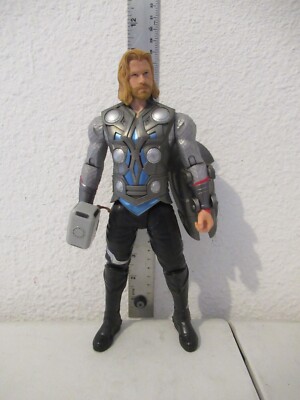 Thor Talking figure 2011 10'' NICE with hammer & shield